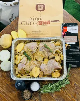 Chicken with Potato Tray