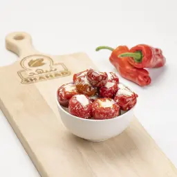 Red Cherry Pepper Stuffed with Labneh