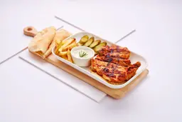 نصف دجاجة مسحب