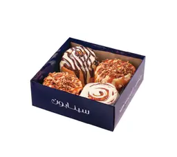 4PCs Assorted (1 CINNABON _ 2 PECAN BON _ 1 CHOCOBON )