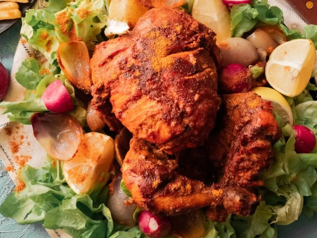 Whole Chicken Chargha