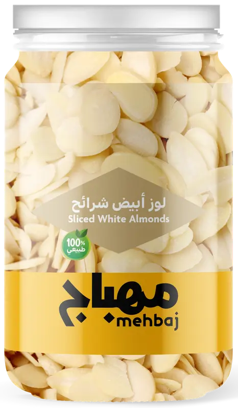 White Almond Slices Box