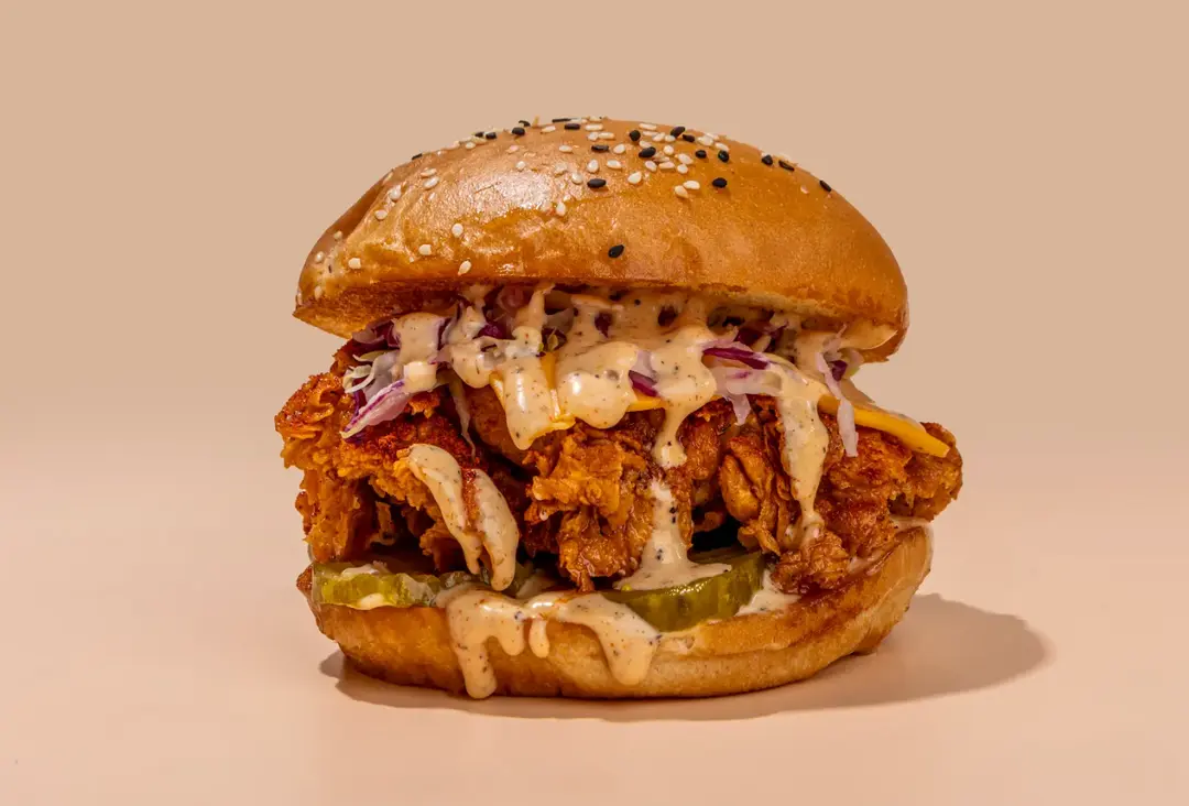 Tex-Mex chicken burger