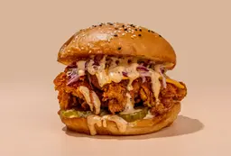 Tex-Mex chicken burger