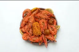 Bucket of Cajun shrimp