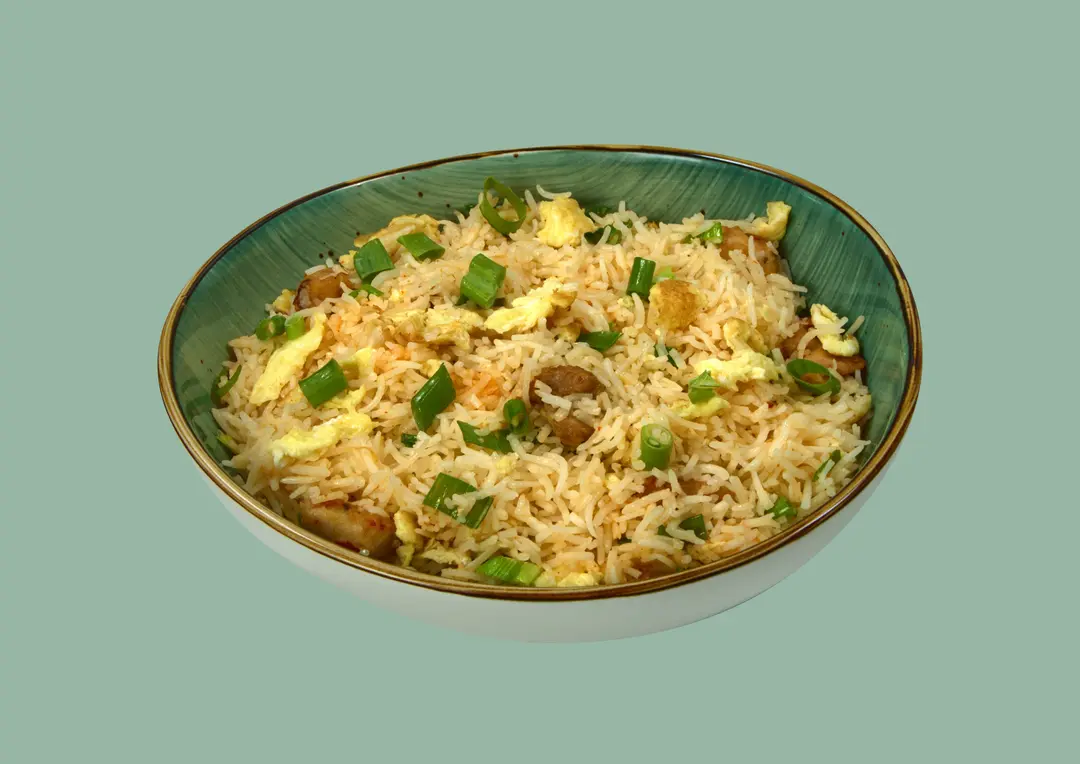أرز مقلي بالدجاج