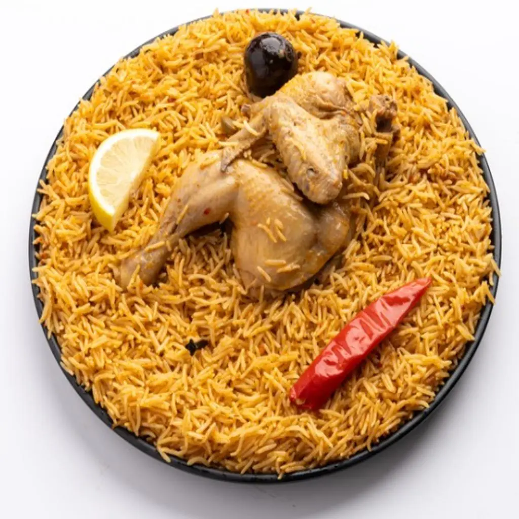 Chicken Madghot with Rice