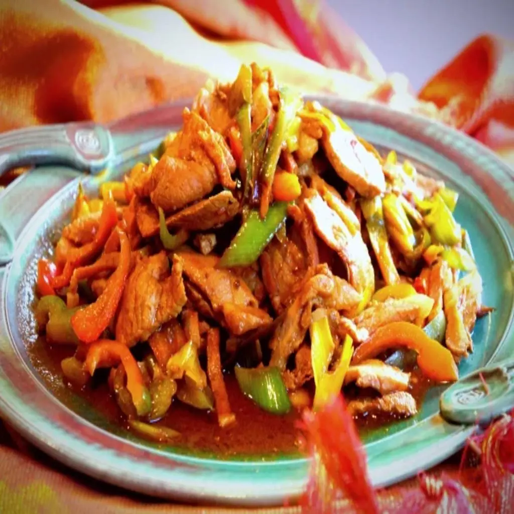صحن دجاج عادي