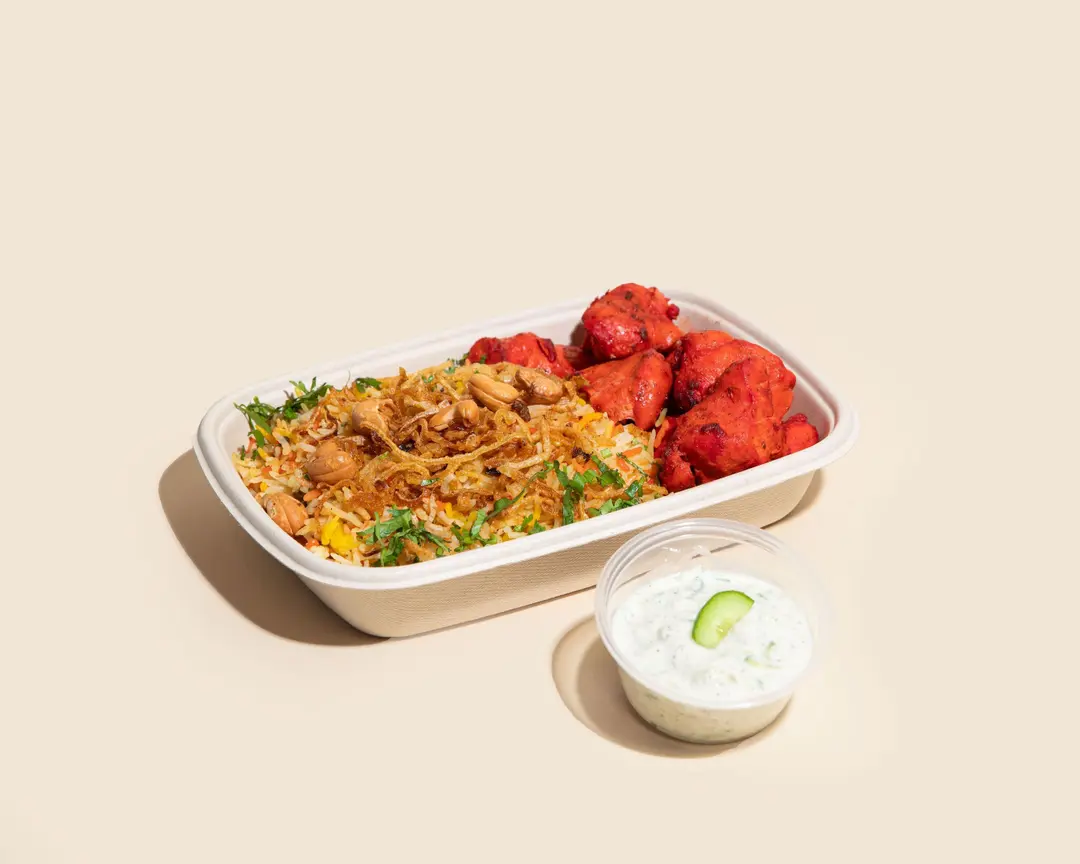 Tikka biryani