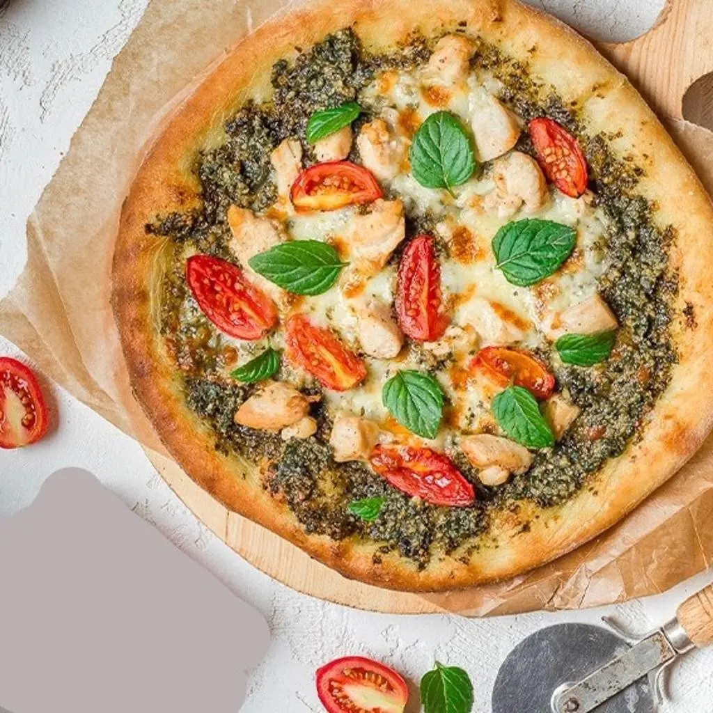 Pesto Chicken Pizza