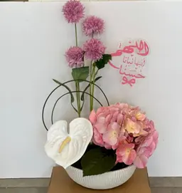 فازه ورد صناعي 9