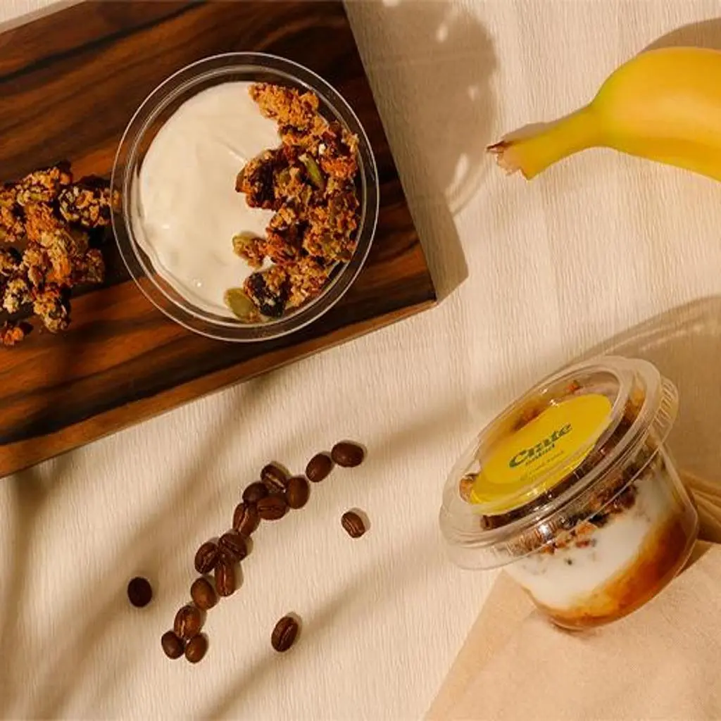Coffee and Banana Yogurt Granola
