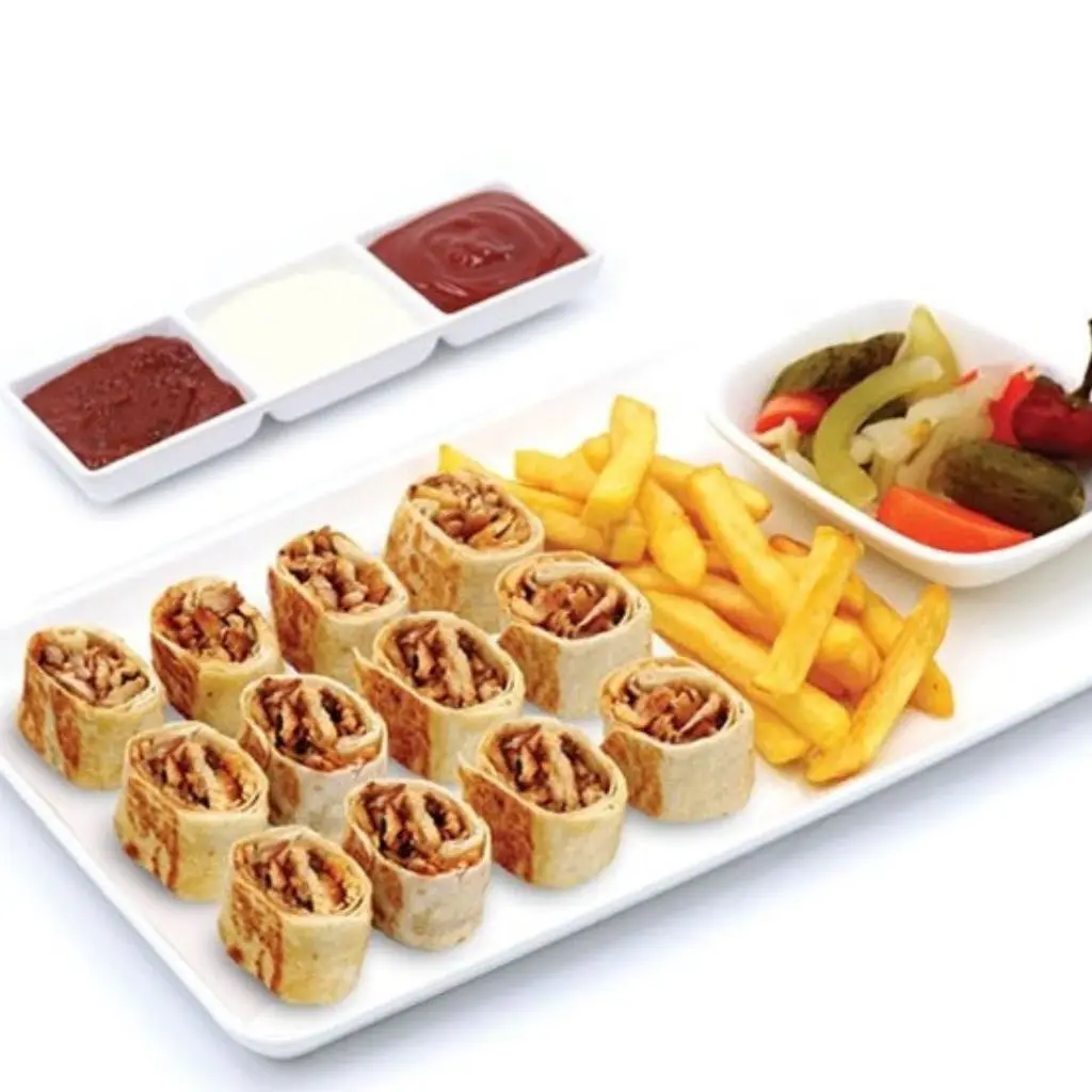 Arabic Chicken Shawarma with Cheese - Medium