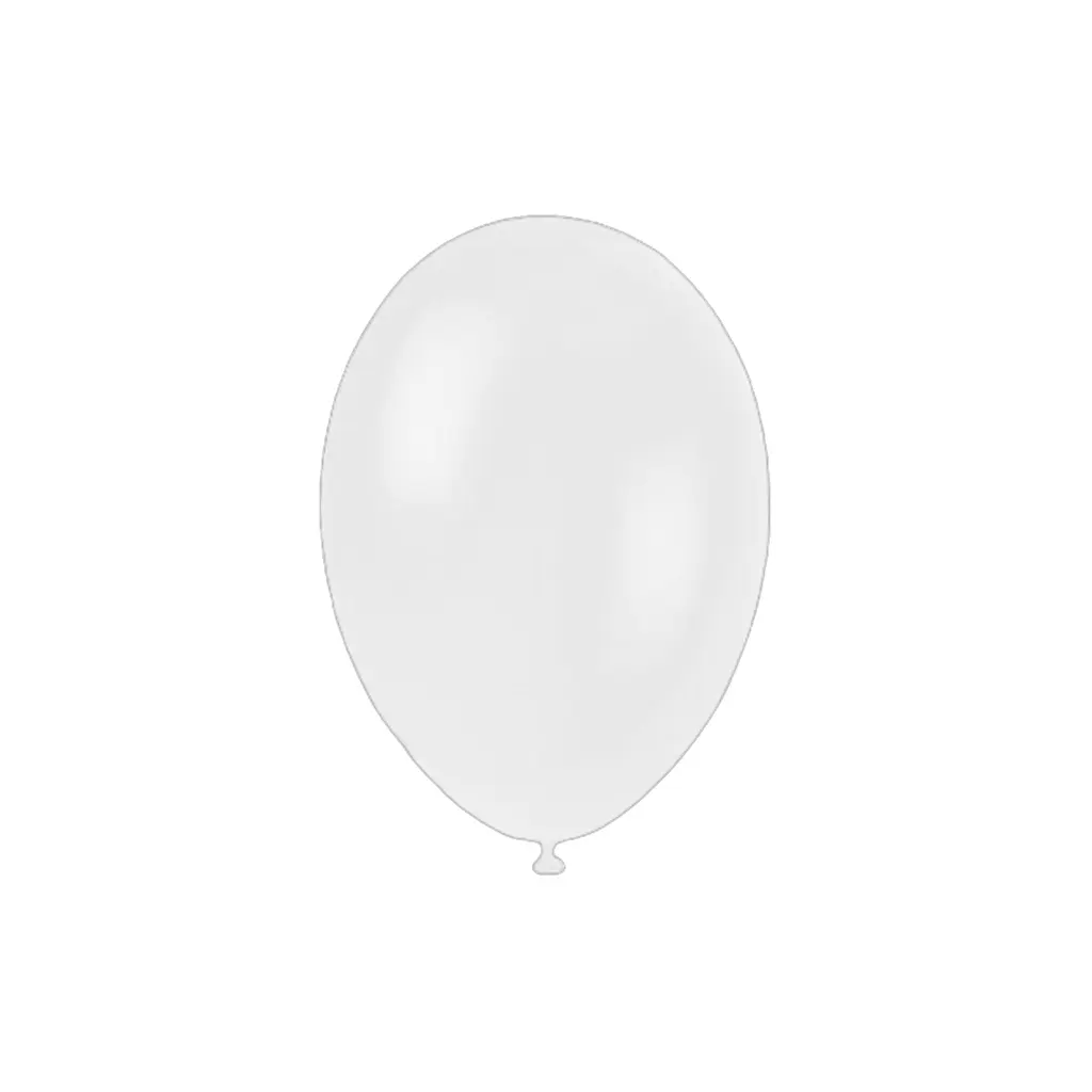 White Helium Balloons