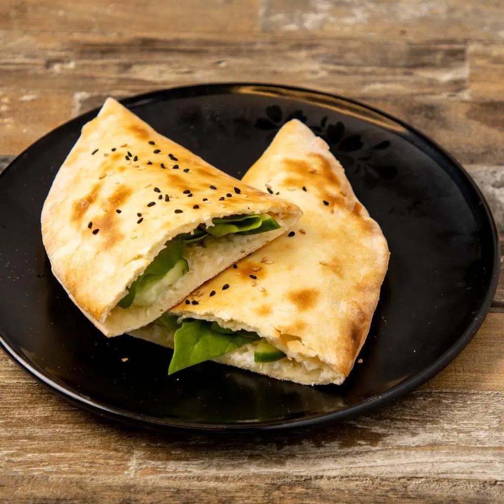 Zaatar with Mint and Cucumber Pie