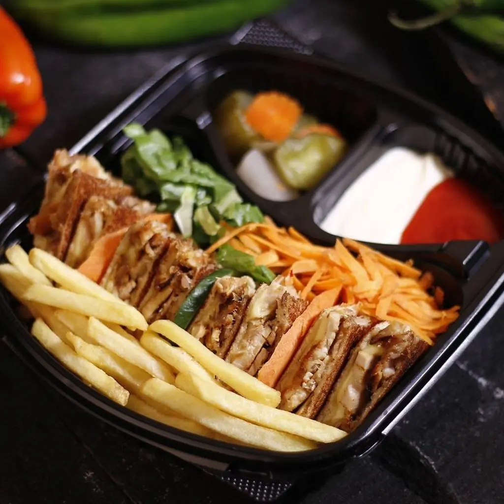 Italian Shawarma Meal with Pepsi