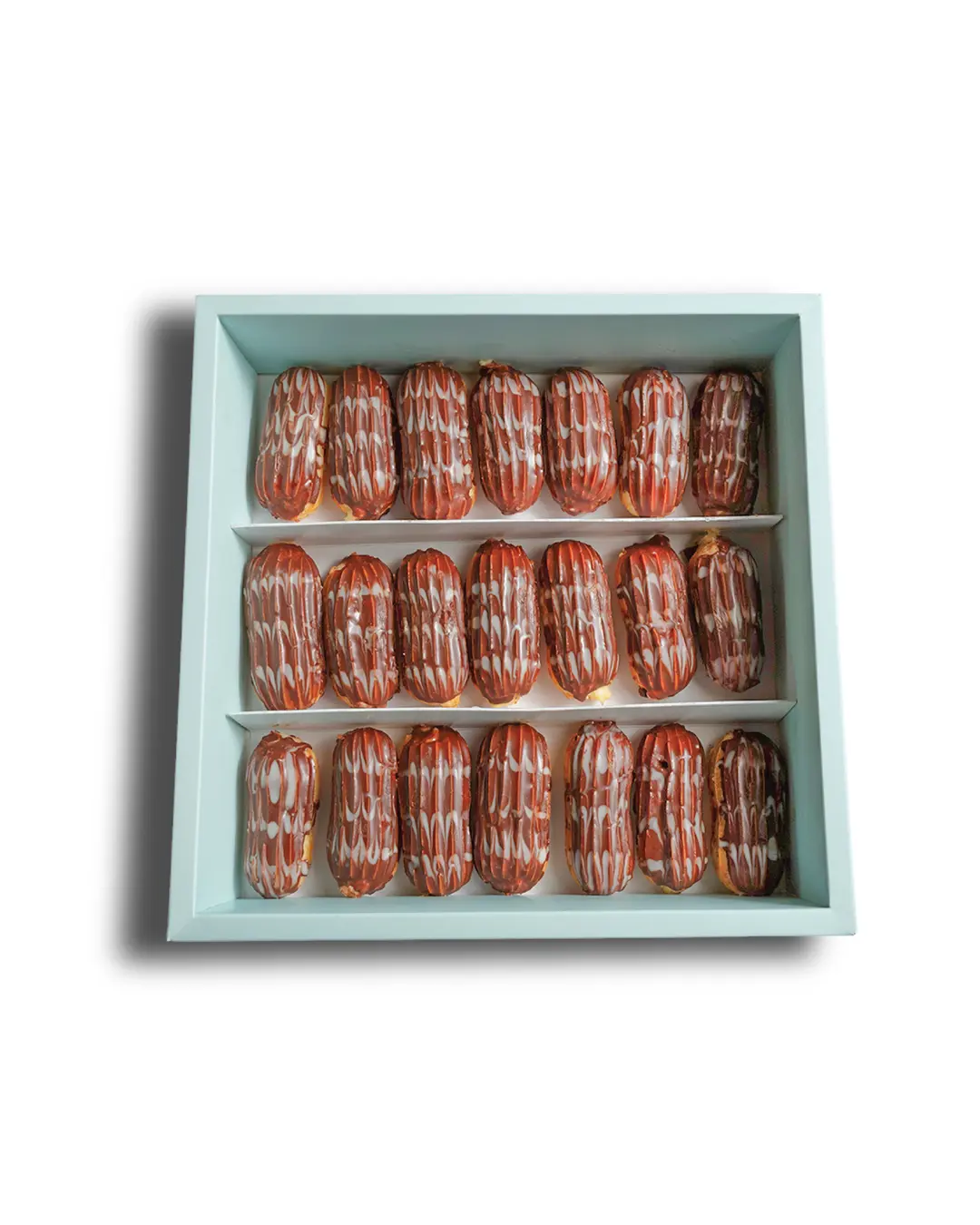 Eclair box, sweet and creamy