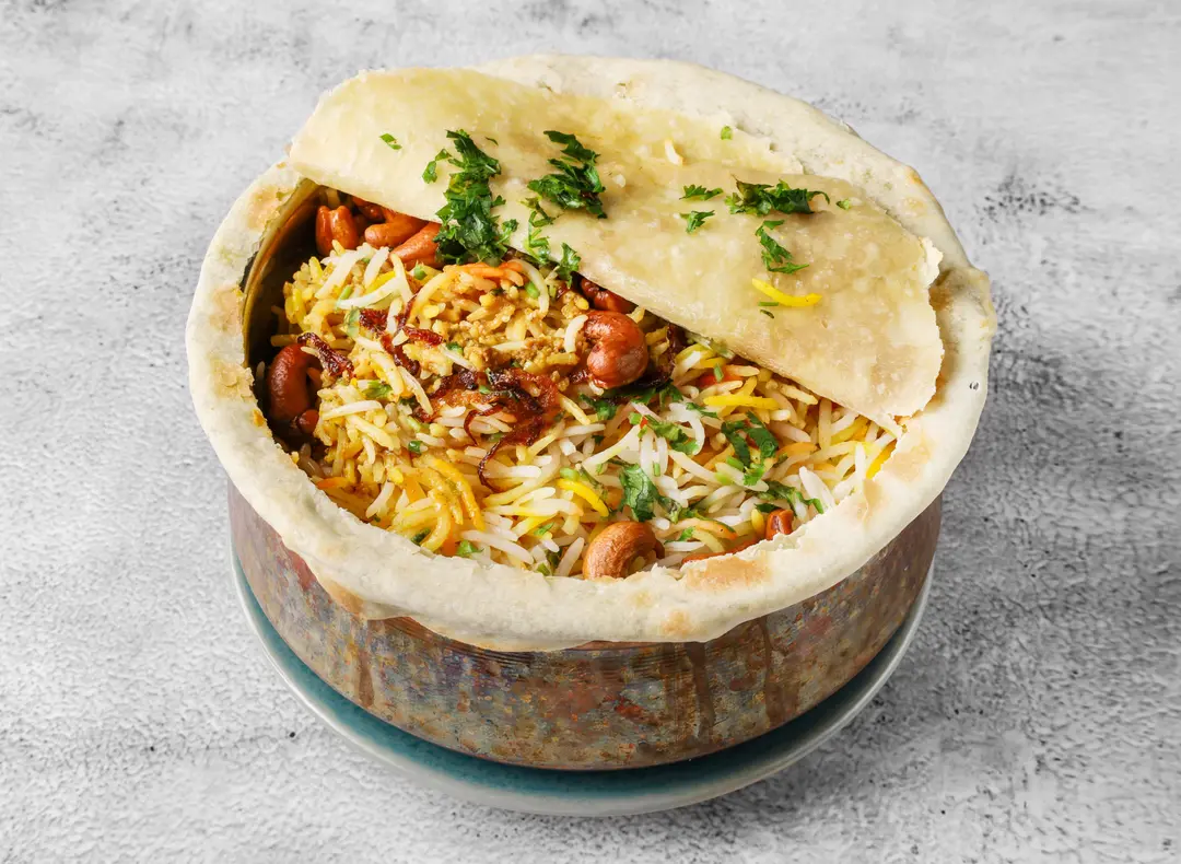 shrimp biryani