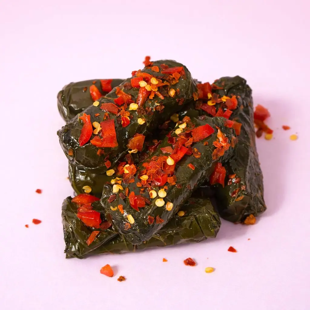 Spicy Grape Leaves