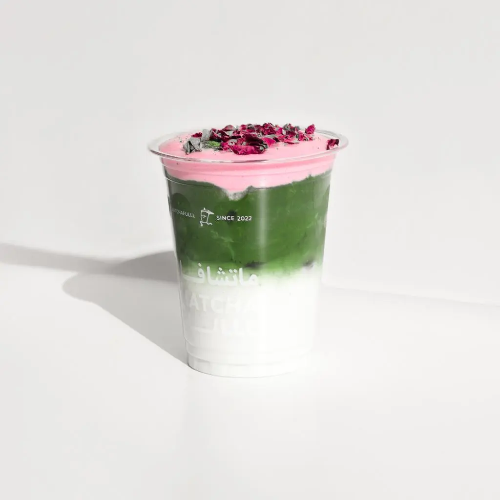 Iced Rosy Matcha Latte