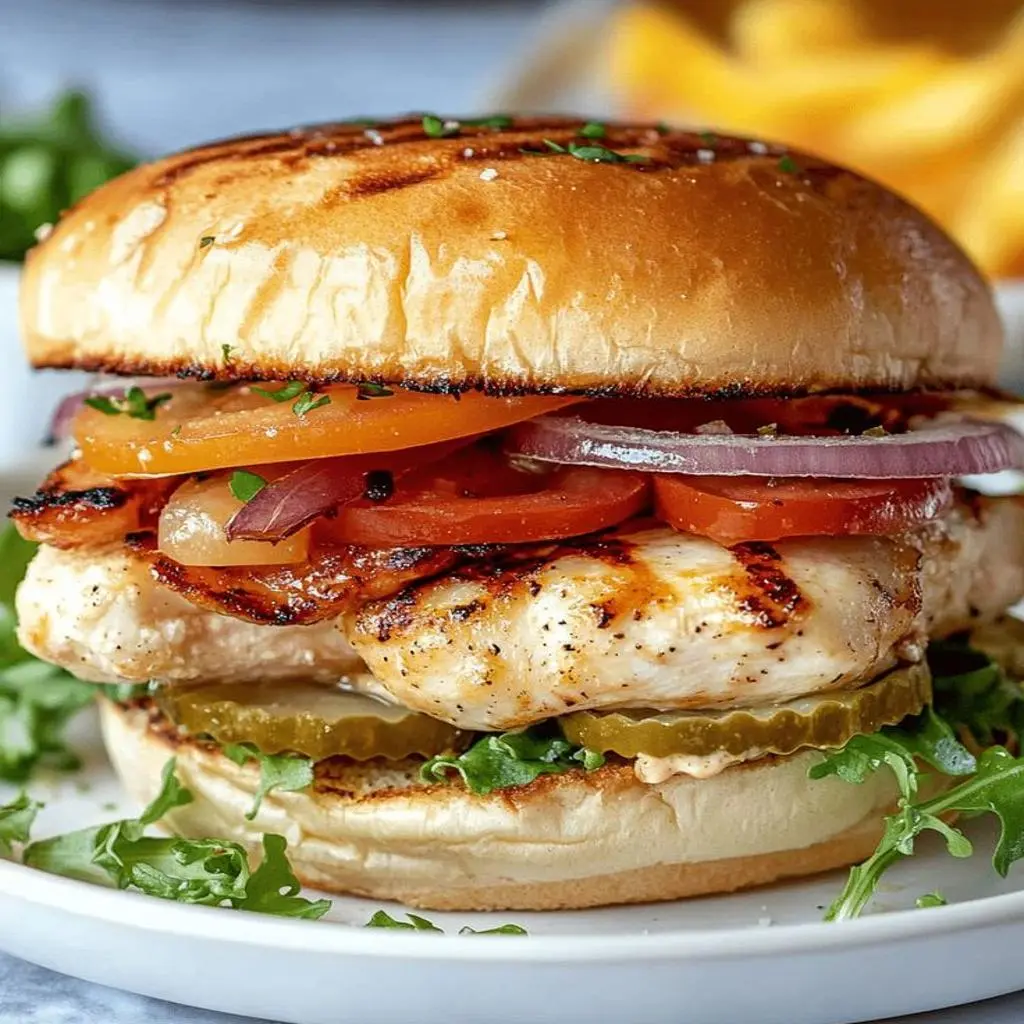 Grilled Chicken Burger