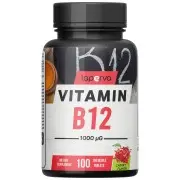 LAPERVA VIT B12 1000MCG 100CHEWABLE TABLETS
