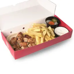 Double Charcoal Tawouk Plate