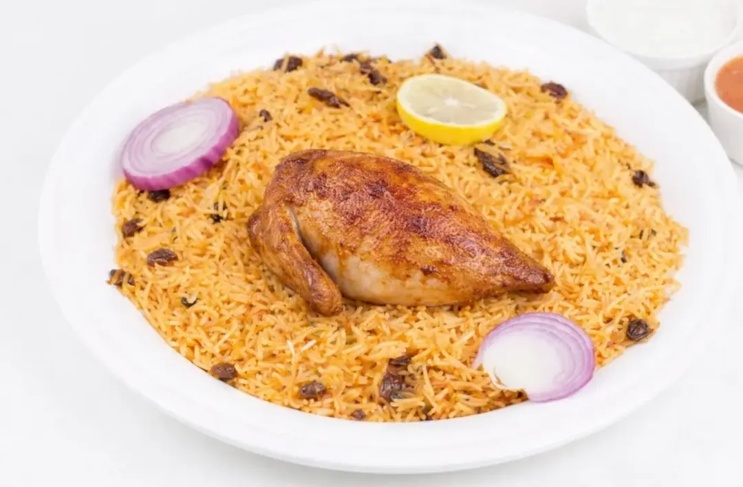 ربع شواية مع ارز