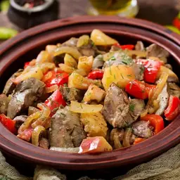 كبده مع الجبن