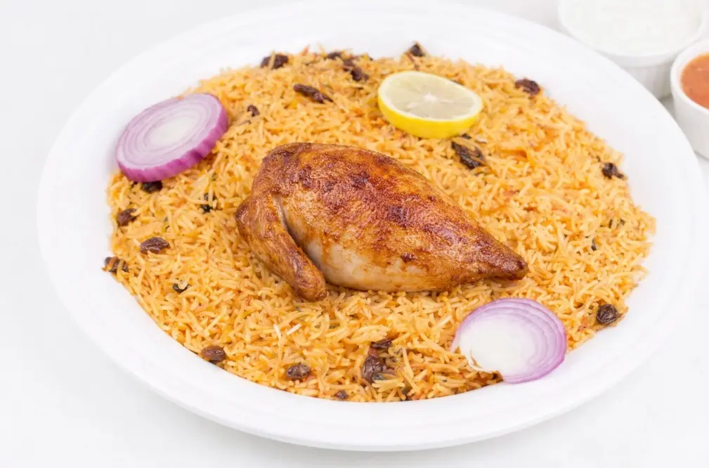 ربع شواية مع ارز