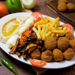 صحن فلافل