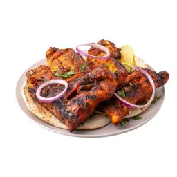 دجاج على الفحم سادة