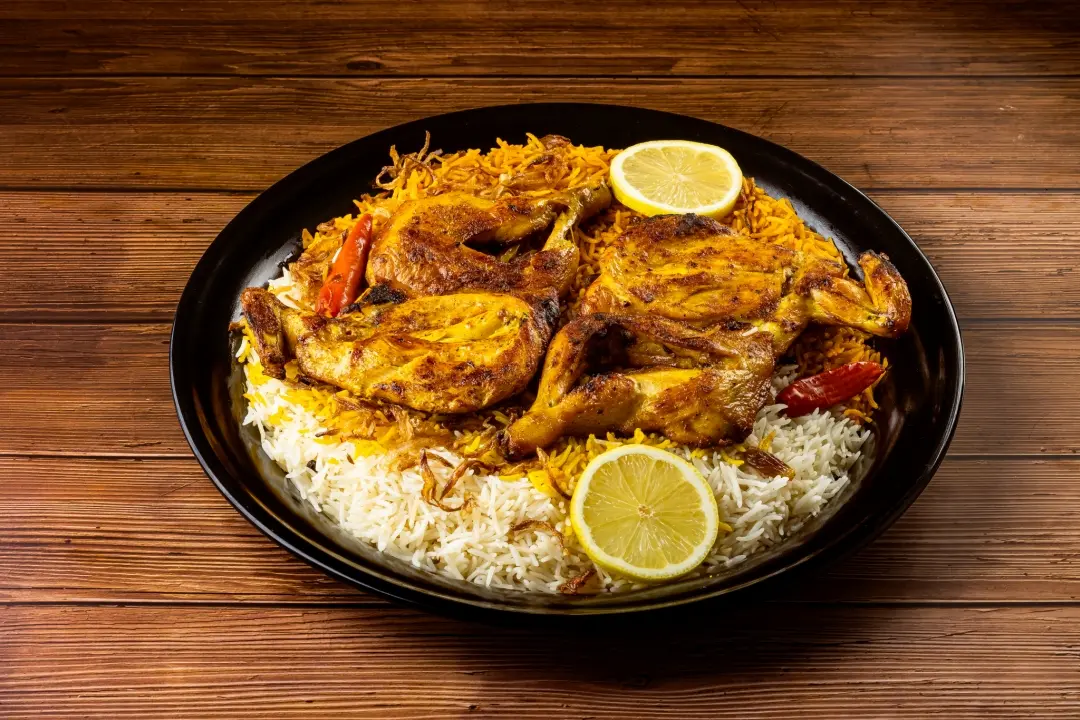 Madhbi Chicken with Bukhari Rice