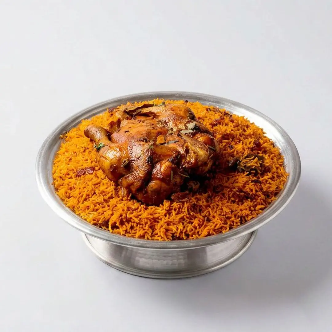 HALF MAJBOOS CHICKEN WITH RICE