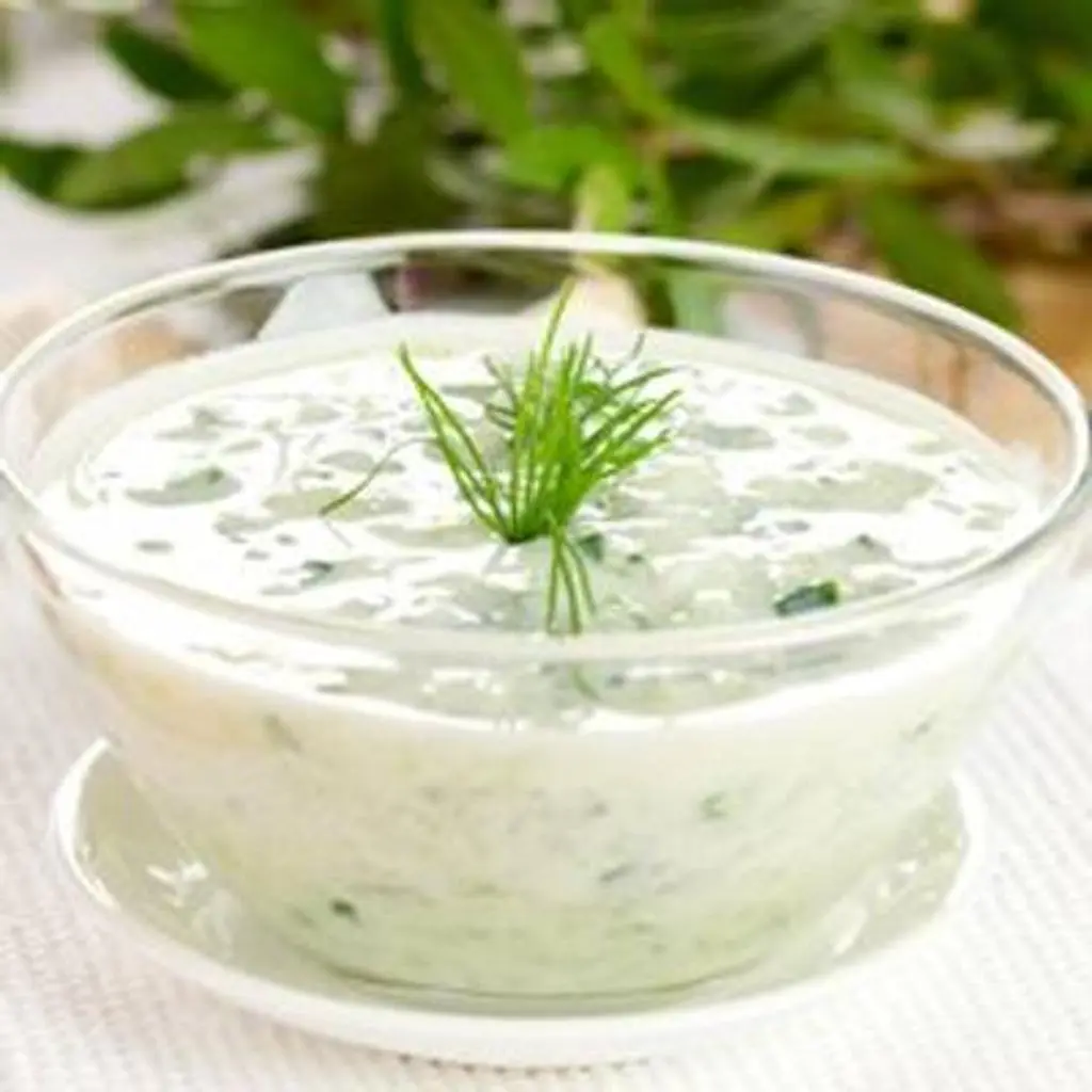 Laban and Cucumber Plate