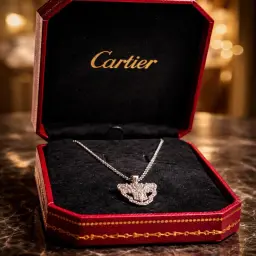 Cartier Diamond Leopard Pendant