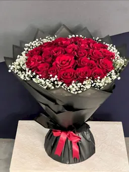 بوكيه ورد طبيعي 7