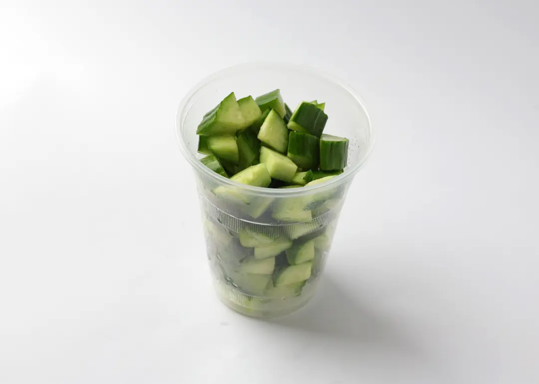 chopped cucumber