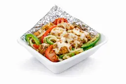 Buried fish with cheese and a spiced peel