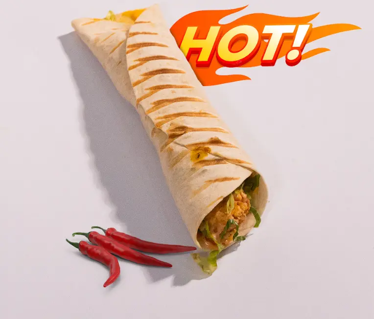 تشكن رول حار