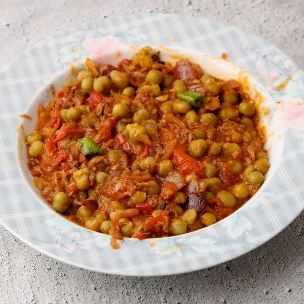 Peas with Tuna