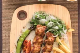 Chicken Kabab Dish (3 Skewers)