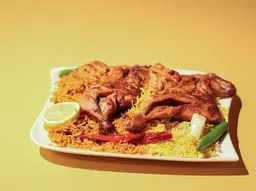 Whole BBQ Chicken With Mixed Rice