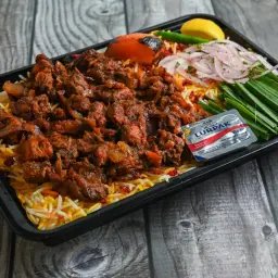 Fried Chicken Tikka with Rice