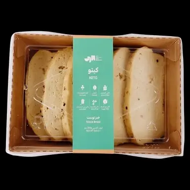 خبز توست كيتو ٢٦٥جم الرحى بيك هاوس