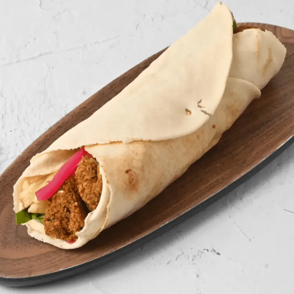 Falafel with Hummus Sandwich