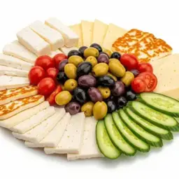 طبق أجبان مشكل