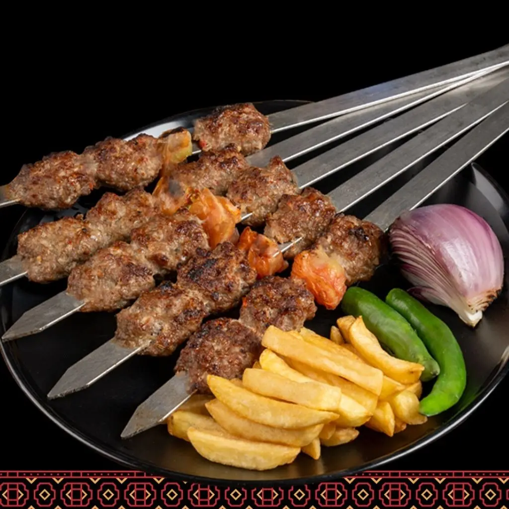 كباب لحم غنم طازج بدون الرز