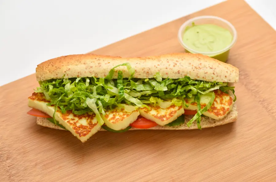 Pesto Halloumi