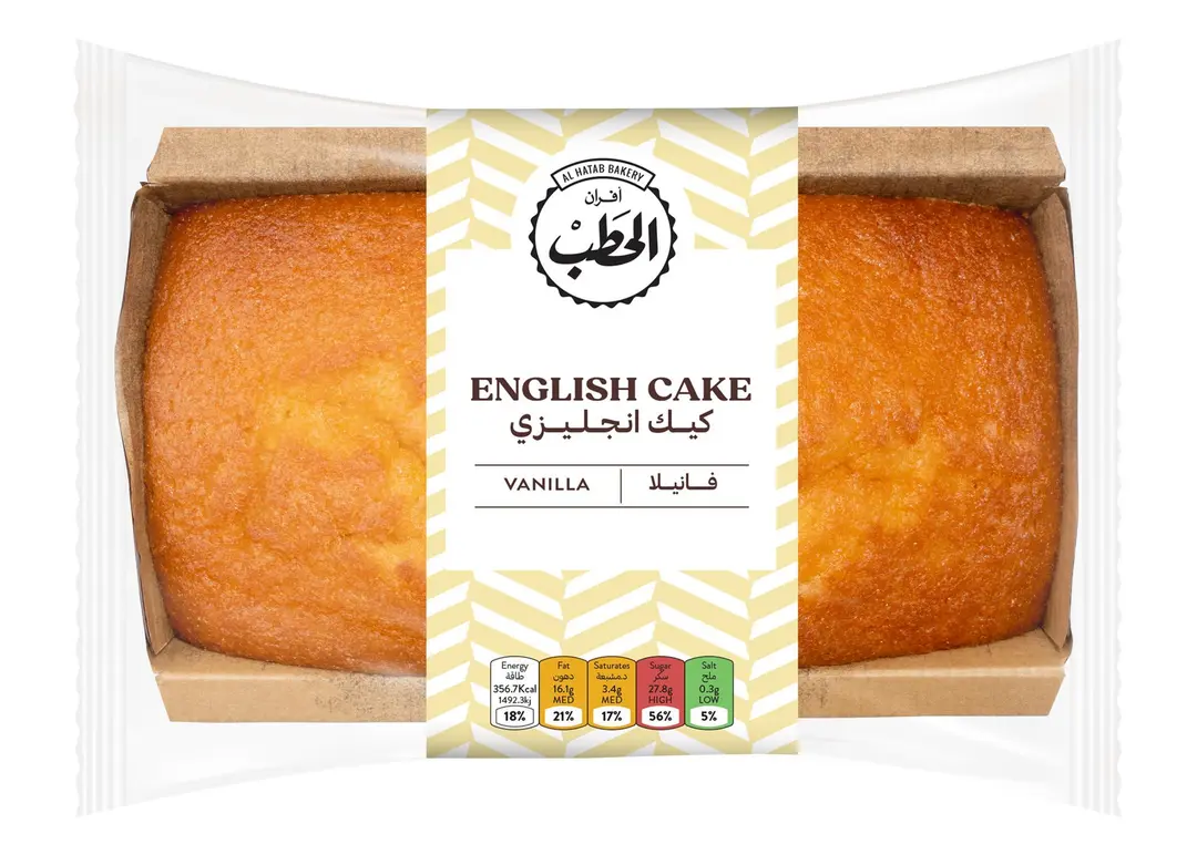 الحطب كيك إنجليزي بالفانيلا 300جم
